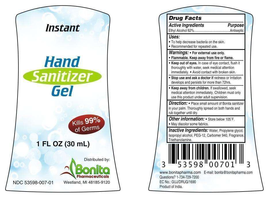 Instant Hand Sanitizer Gel